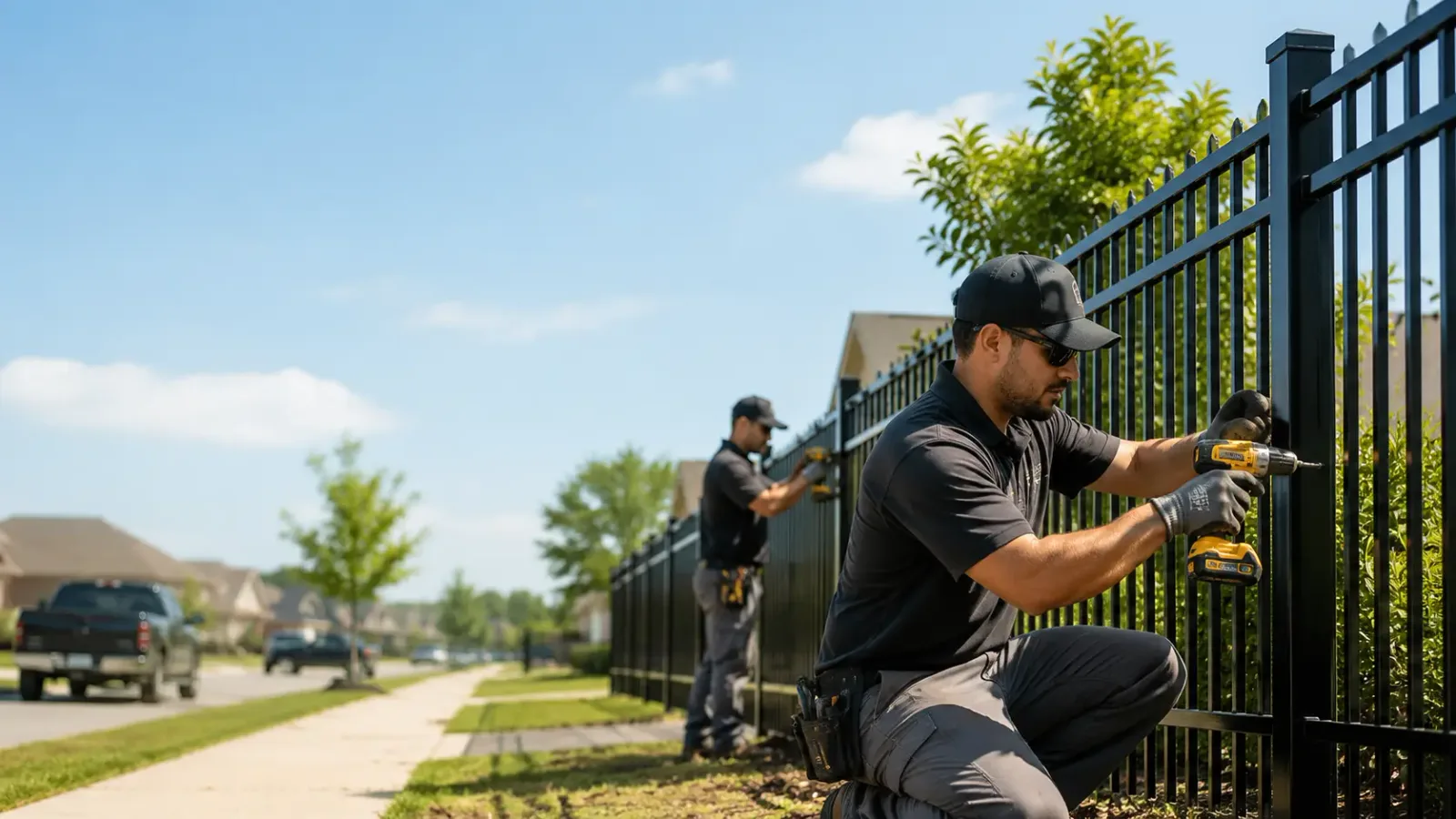 Metal Fence Installation in Rufe, OK